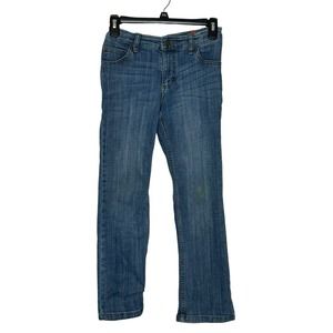 Wrangler Flex Kids Jeans Adjustable Fit Waist Stretch Slim Mid-Rise Blue Size 10